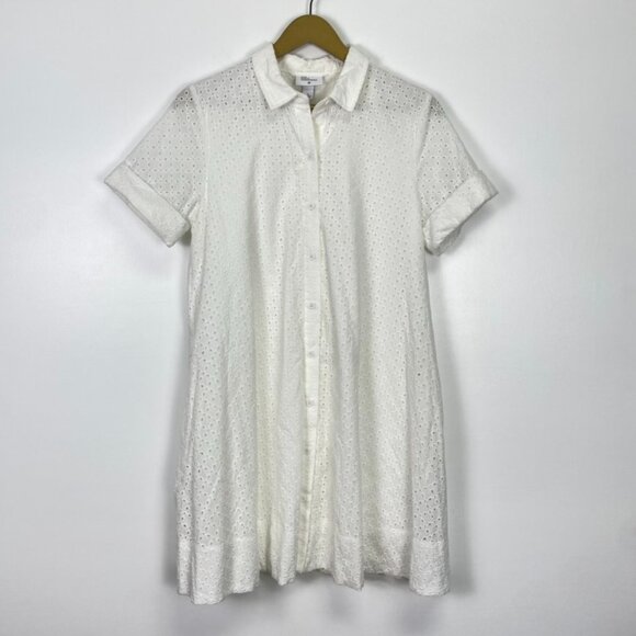 Lisa Marie Fernandez x Target White Lace Eyelet Button Dress - Picture 1 of 11